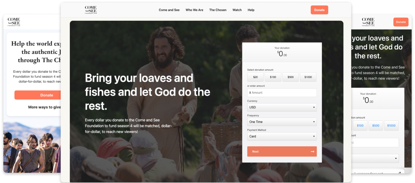 Come and See Foundation — Audience Segmentation and Personalization (HubSpot)